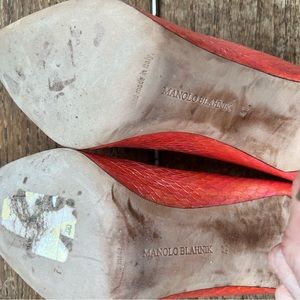 Manolo blatnik pearled pumps size 41